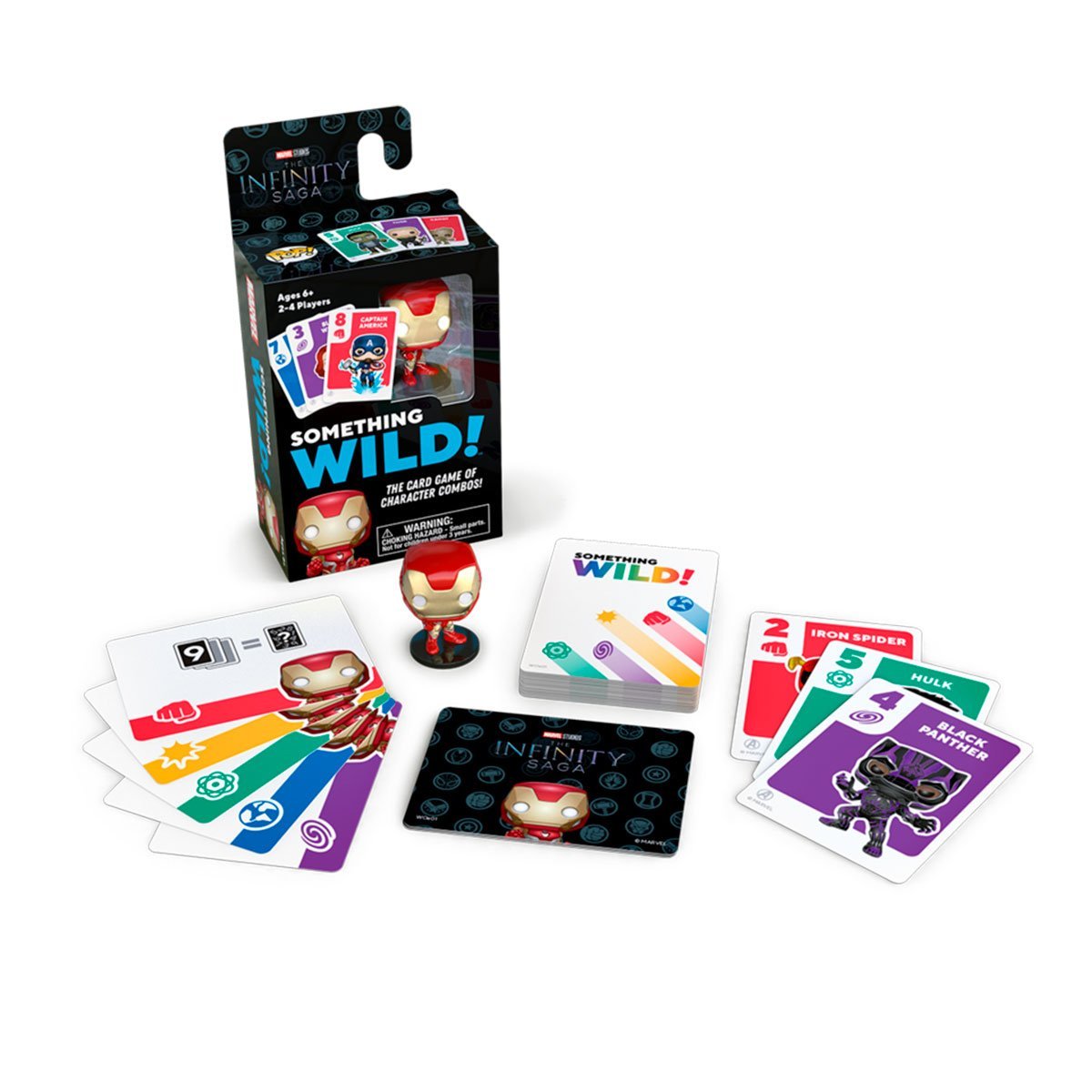 Gra planszowa z kartami Something Wild Iron Man seria Infinity War Funko 60495 - obrazek 3