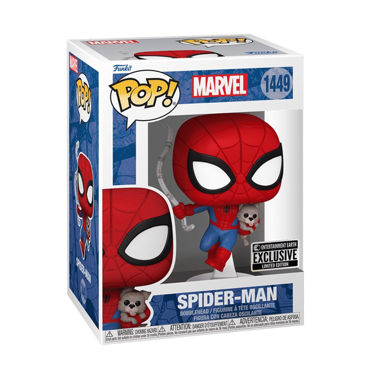 Spider-Man z psem Funko Pop 85244 Figurka Spider-Mana - obrazek 2