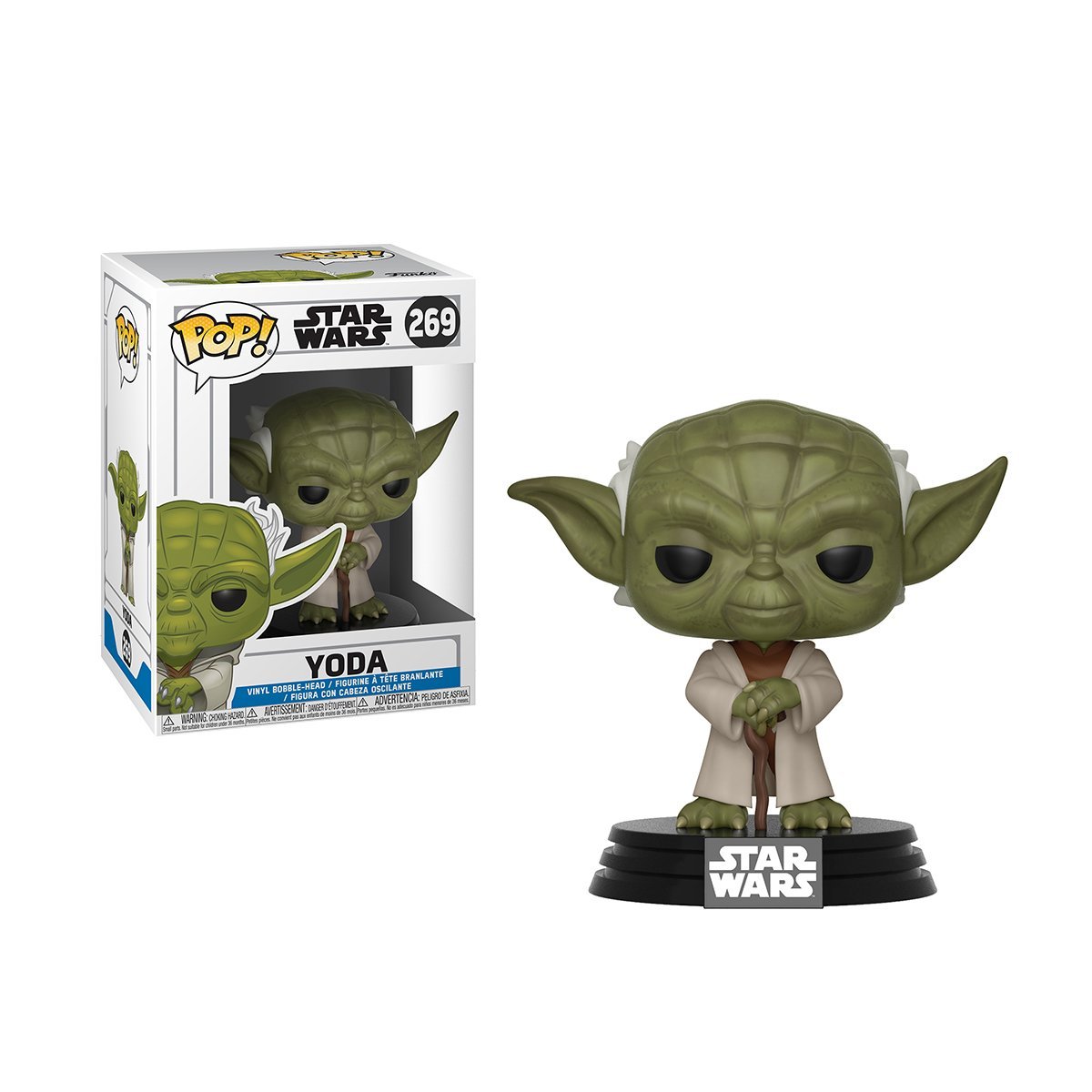 Figurka zabawkowa Mistrz Yoda FUNKO POP 31799 seria Star Wars - obrazek 2