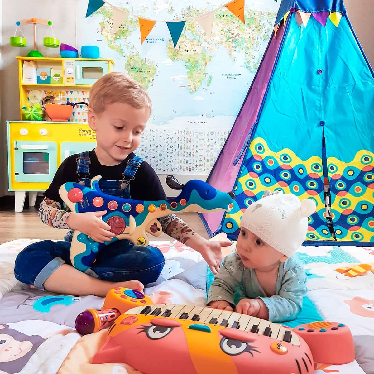 Zabawka muzyczna Battat Guitarist Dog BX1206Z - obrazek 8