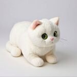 Pluszowy kotek biały