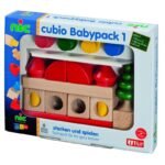 Zestaw konstrukcyjny NIC Cubio z drewna, 20 elementów, NIC2111