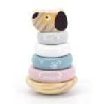 Drewniana piramida Viga Toys PolarB Dog, kubek 44042