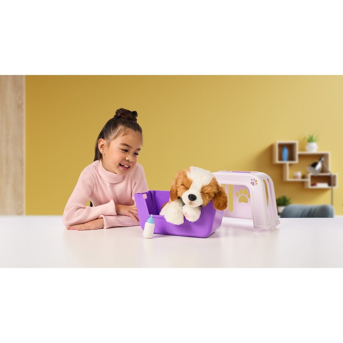 Interaktywna zabawka Łagodny szczeniak Łoś Małe żywe zwierzaki 26548 - obrazek 12