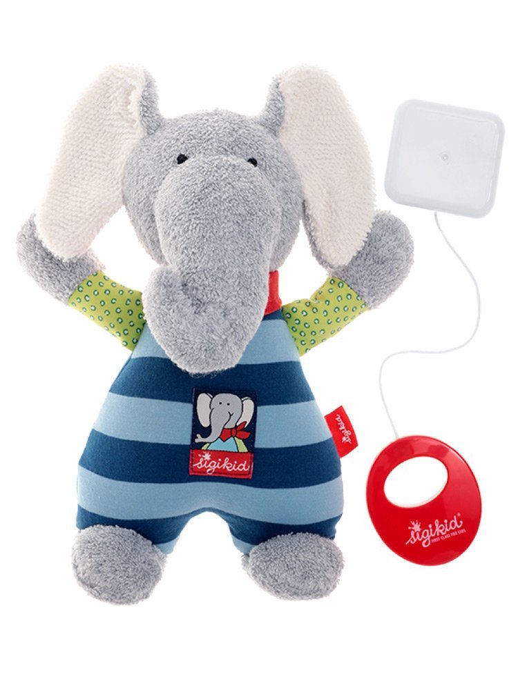 Miękka zabawka muzyczna sigikid Elephant 22 cm 48800SK - obrazek 2