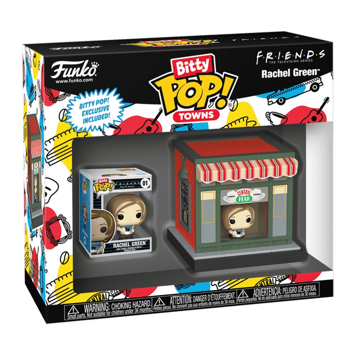 Rachel w Central Perk Bitty Pop Town Funko 83689 Playset - obrazek 2
