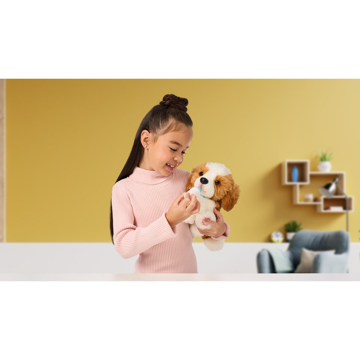Interaktywna zabawka Łagodny szczeniak Łoś Małe żywe zwierzaki 26548 - obrazek 13
