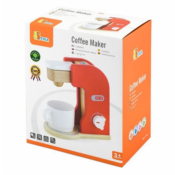 Drewniana zabawka ekspres do kawy Viga Toys 50234FSC - obrazek 2