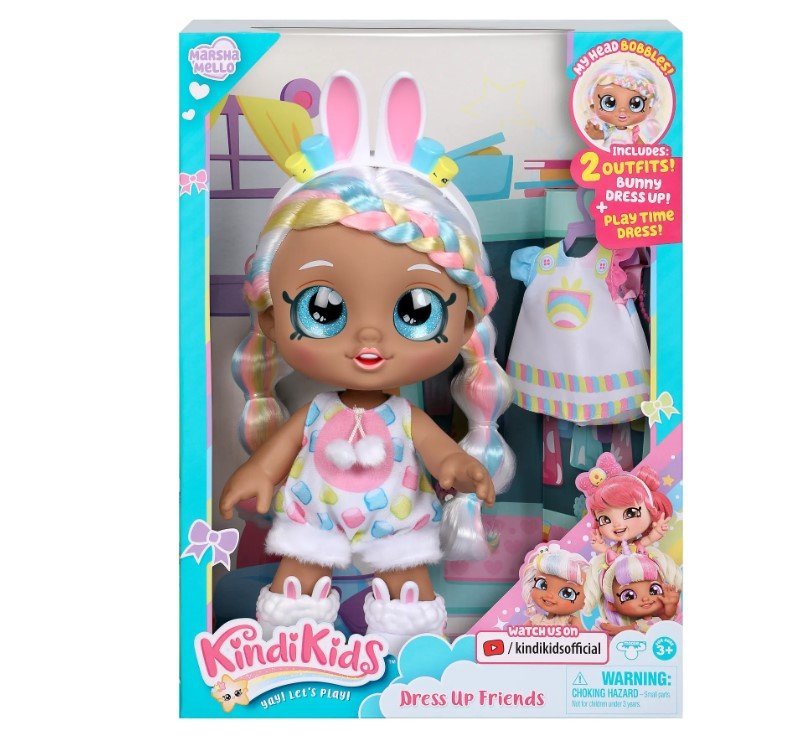 Kindi Kids Doll Marsha Mello Bunny Dress Up Friends 50064 - obrazek 2