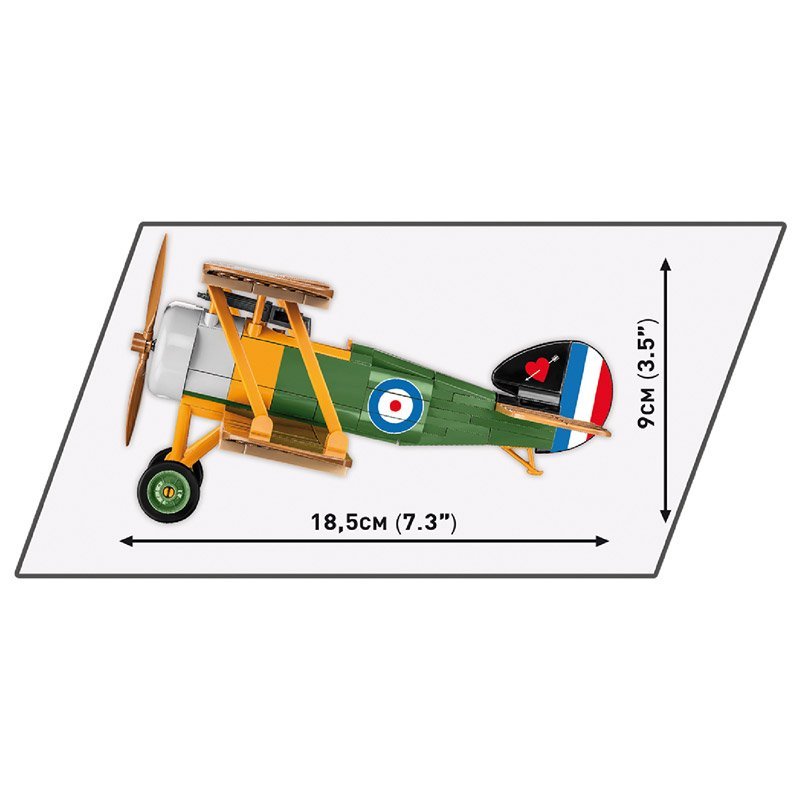 Constructor World War I Airplane Sopwich Camel F1 176 części Cobi COBI-2987 - obrazek 7