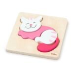 Drewniana mini układanka Viga Toys Cat 59930