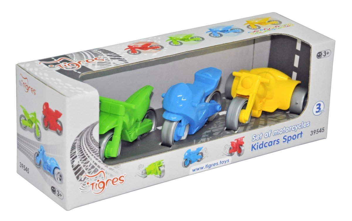 Zestaw motocykli "Kid cars Sport" 3 szt.