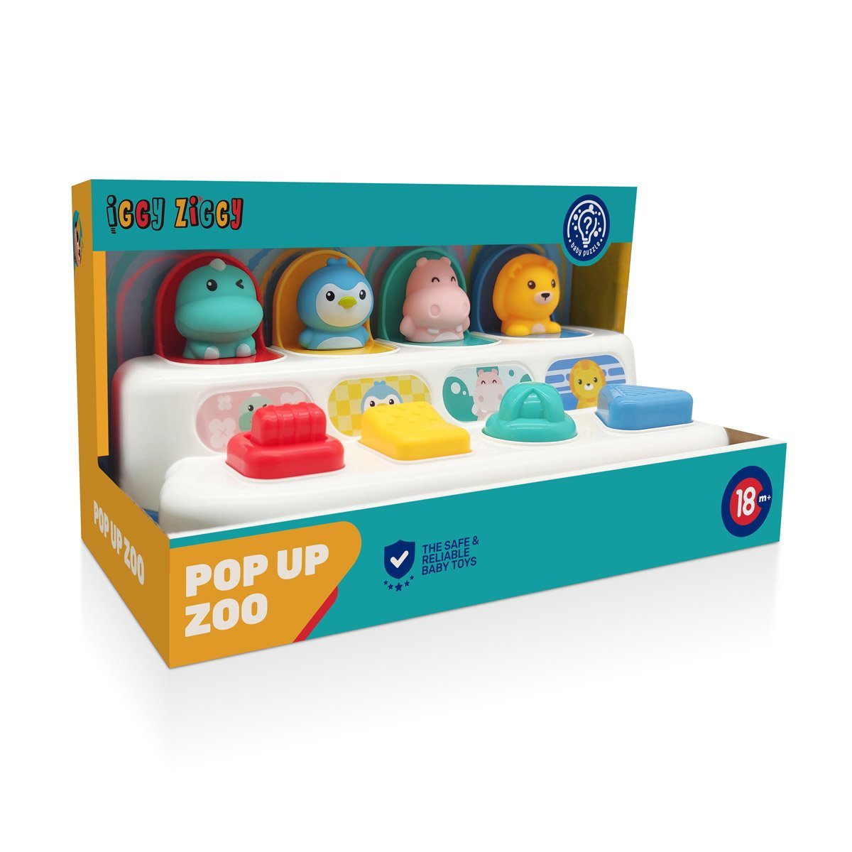 Zabawka edukacyjna Pop-Up Animals Iggy Ziggy 70925