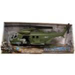 Zabawkowy helikopter wojskowy bezwładnościowy DIY CJ-2296369