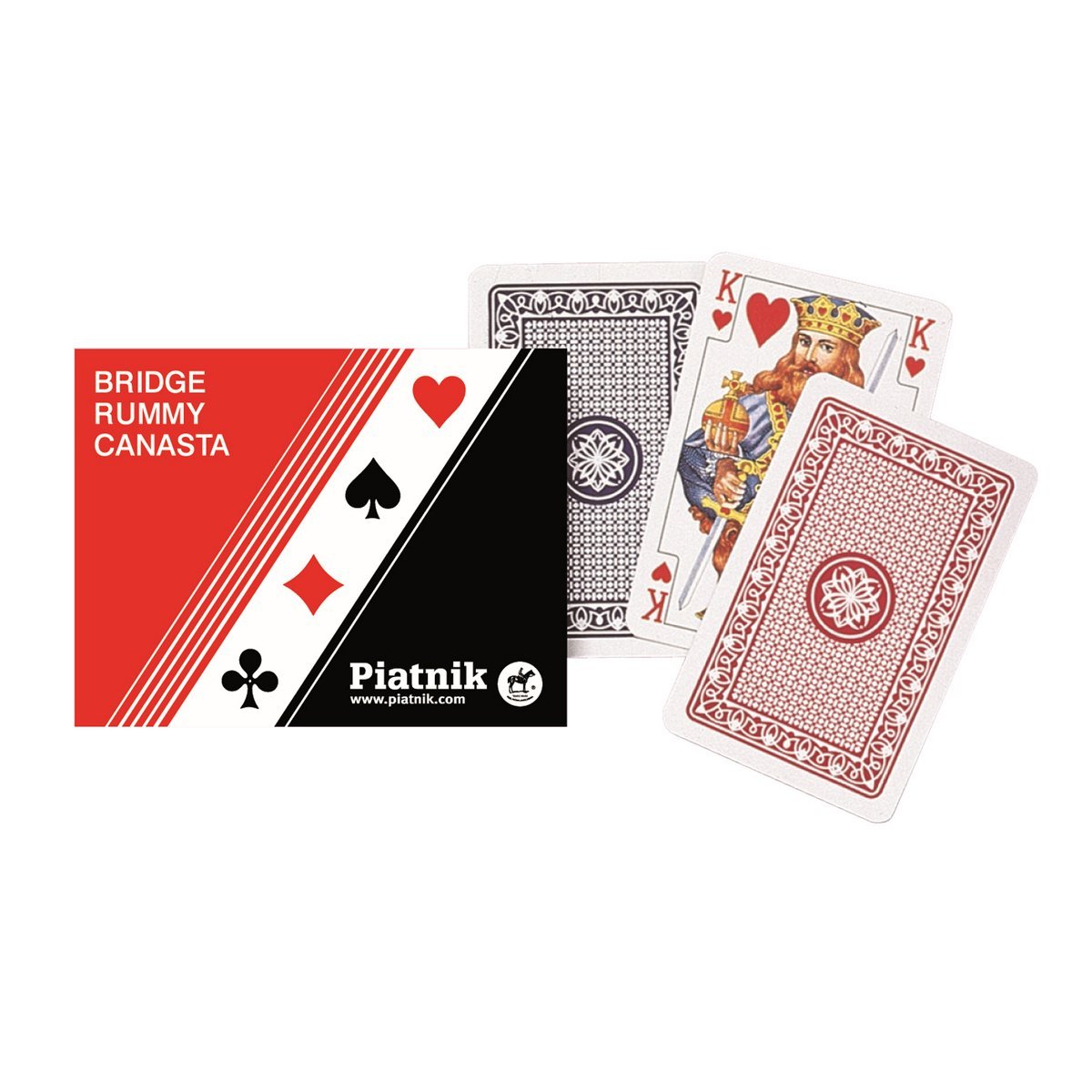 Karty do gry Rummy 2 talie x 55 kart Piatnik PT-219733