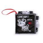 Książka o delikatnym kontraście Jeleń 8 stron Książka Skyscraper czarno-biała Wersja angielska