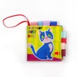 Miękka grzechotka z grzechotką Kot Miau-Miau 8 stron Książka Skyscraper Wersja angielska