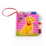 Miękka grzechotka z grzechotką Piesek Gav-Gav 8 stron Książka Skyscraper Wersja angielska