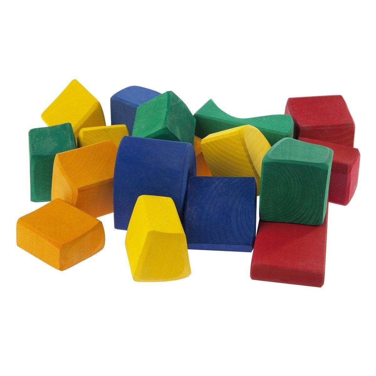 Drewniany konstruktor NIC duży kolorowy 17 szt. NIC523287