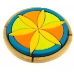 Drewniany konstruktor NIC Flower NIC523062