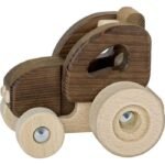 Drewniany samochód Goki Traktor (naturalny) 55911G