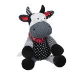 Miękka zabawka 30 cm Krowa Same Toy A1057 / 30 czarno-biały